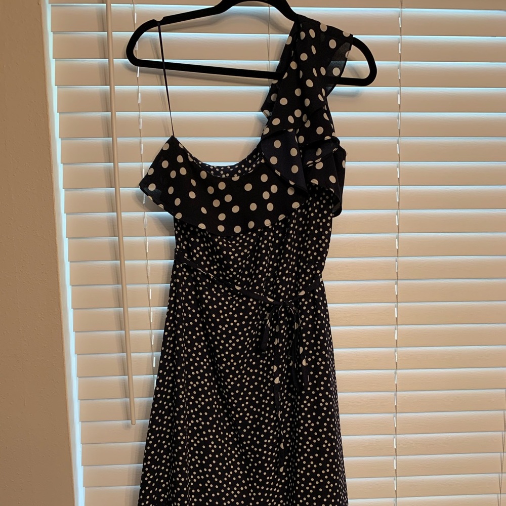 ‘A New Day’ high-low Polkatots dress (size L)